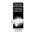 Club Car 2000-2001 Turf 272 and Carryall 272 Gasoline Vehicles Illustrated Parts List 102189905
