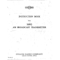Collins 300G AM Broadcast Transmitter Instruction Book 520-9273-00