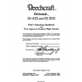 Beechcraft Debonair 35-A33 and 35-B33 Pilot's Operating Handbook & Flight Manual 33-590000-17B 33-590000-17B2
