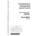 Collins DPU-85N-R-V 86N-R-S Display Processor Unit and MPU-85N-R 86N-R-S Multifunction Processor Unit Component Maintenance Manual 34-21-80/81V2