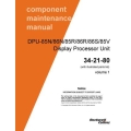 Collins DPU-85N-86N-85R-86R-86S-85V Component Maintenance Manual with Illustrated Parts List 34-21-80V1