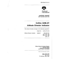 Collins 329B-8Y Attitude Director Indicator 1972 Overhaul Manual 34-23-01