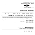 Collins 329B-8A,8B,8C,8N Flight Director Indicator 1966 Overhaul Manual 34-25-04