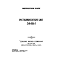 Collins 344B-1 Instrument Unit Instruction Book 520-5598-00