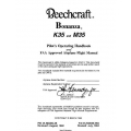 Beechcraft Bonanza K35 & M35 Pilot's Operating Handbook &  Airplane Flight Manual 35-590086-3B 35-590086-3B4