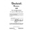 Beechcraft Bonanza S35 Pilot's Operating Handbook &  Airplane Flight Manual 35-590110-11B 35-590110-11B4