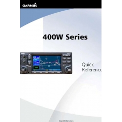Garmin 400W Series Quick Reference
