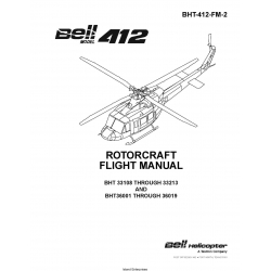 Bell Model 412 Rotorcraft Flight Manual BHT-412-FM-2