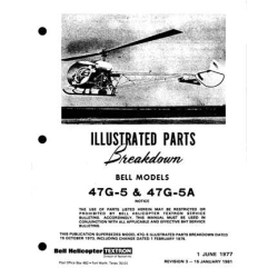 Bell Helicopter Models 47G-5 & 47G-5A Illustrated Parts Breakdown