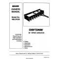 Sears Craftsman 486.24336 36" Spike Aerator Owner's Manual