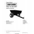 Sears Craftsman 486.24339 Poly 10 ATV Cart Owner's Manual 2001