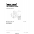 Sears Craftsman 486.24621 Tractor Brush Guard Owner's Manual 2003
