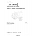 Sears Craftsman 486.246211 Tractor Brush Guard Owner's Manual 2005