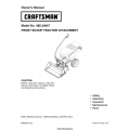 Sears Craftsman 486.24847 Front Scoop Tractor Attachment Owner's Manual 2005