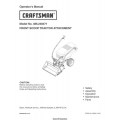 Sears Craftsman 486.248471 Front Scoop Tractor Attachment Operator's Manual 2005