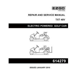 Ezgo TXT 48V Repair and Service Manual (2010) 614279