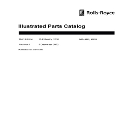 Rolls-Royce 501-KB5, KB5S Illustrated Parts Catalog CSP13005