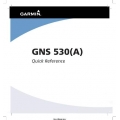 Garmin GNS 530(A) Quick Reference 190-00181-01