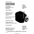 Sears Craftsman 536.249810 Grass Bagger Operator's Manual