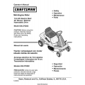 Sears Craftsman 536.270282 13.5HP 30" Mower Mid-Engine Rider Operator's Manual