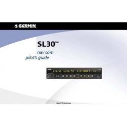 Garmin SL30 Nav Com Pilot's Guide 560-0403-01