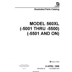 Cessna Model 560XL (-5001 thru -5500) (-5501 and ON) Illustrated Parts Catalog 56XPC35