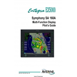 Avidyne EX500 Symphony SA 160A Multi-Function Display Pilot's Guide 600-00136-000
