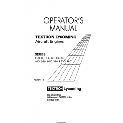 Lycoming O-360, HO-360, IO-360, AIO-360, HIO-360 & TIO-360 Series Operator's Manual 60297-12_v2000