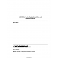 Lycoming AEIO-390-A Series Engine Installation and Operation Manual 60297-42