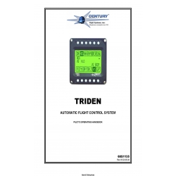 Century Triden Automatic Flight Control System Pilot's Operating Handbook 68S1135