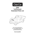 Club Car 2006 Turf-1-2-252-6 Carryall-2-2Plus-252-6 Gasoline and Electric Vehicles Illustrated Parts List 102907602