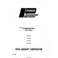 Piper PA24-180-250-260-400-Comanche Parts Catalog 752-464v73