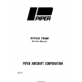 Piper Pitch Trim Service Manual 753-771_v1981