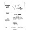 Sears Craftsman 757.242330 10-inch Moldboard Plow Owner's Manual