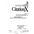 Cessna Model 750 Citation X (Airplanes 750-0173 AND ON) JAA Airplane Flight Manual/POH 75EUMA-S12-02