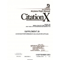 Cessna Model 750 Citation X Airplane Flight Manual/POH 75FMA-S28-04