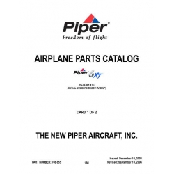 Piper 6XT Parts Catalog PA-32-301XTC Part # 766-855_v2006