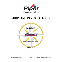 Piper Malibu Meridian Parts Catalog PA-46-500TP Part # 767-004_v2006