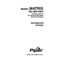 Piper Malibu Matrix PA-46R With Garmin G1000 System and GFC 700 Systems Information Manual 767-083