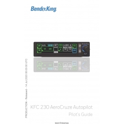 Bendix King KFC 230 Aero Cruze Autopilot Pilot's Guide 89000019-001