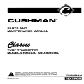 Cushman 898543C and 898546C Turf Truckster Parts and Maintenance Manual 2701376