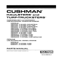 Cushman Haulster and Turf Truckster Parts Manual 842584