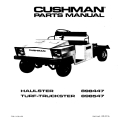 Cushman 898447 Haulster, 898547 Turf-Truckster Parts Manual 824016