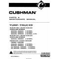 Cushman Turf Trucks Suzuki 6600 Liquid Cooled/Perkins Liquid Cooled Parts and Maintenance Manual 844796