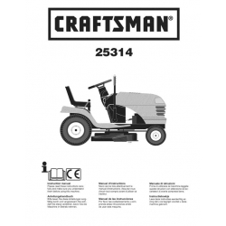 917.25314 17.5 HP Instruction Manual Craftsman