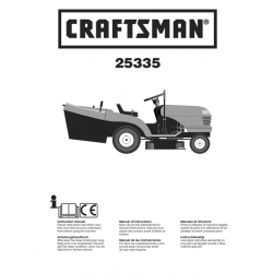 917.25335 17.5 HP Instruction Manual Craftsman