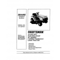 917.254791 12.5 HP OHV Electric Start 38" Mower 5 Speed Transaxle Lawn Tractor Owner's Manual Sears Craftsman