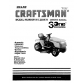 917.255470 14.0 HP Owner's Manual Sears Craftsman