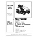917.255590 12.5 HP IC Electric Start 38" Mower Deck Automatic (Hydrostatic) Drive Lawn Tractor Owner's Manual Sears Craftsman
