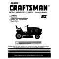 917.256430 15.5 HP Owner's Manual Sears Craftsman $4.95